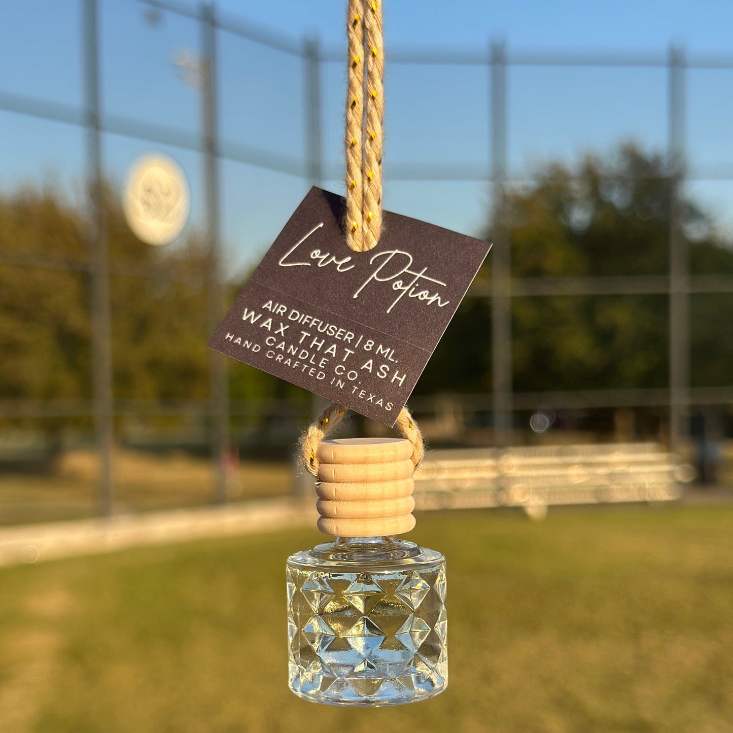 Scented Car Air Freshener | Diamond Cut Hanging Car Air Diffuser