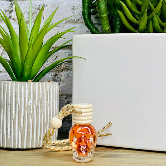 Orange Skull Car diffuser